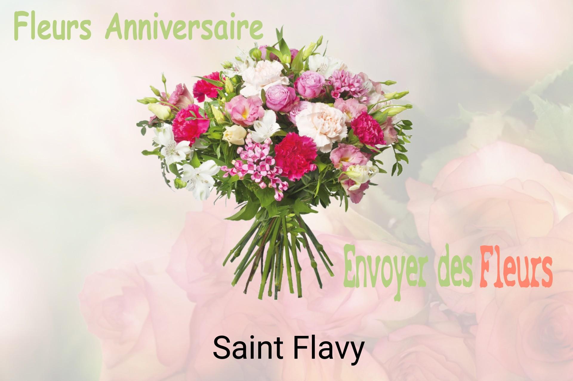 Bouquet de fleurs d’anniversaire livré à Saint-Flavy